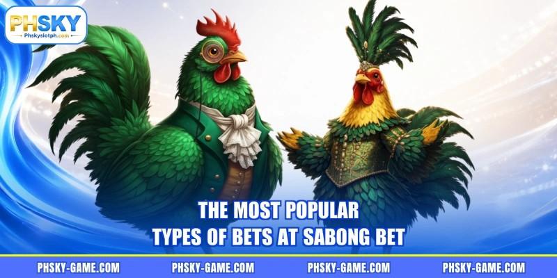 The most popular types of bets at Sabong Bet The most popular types of bets at Sabong Bet